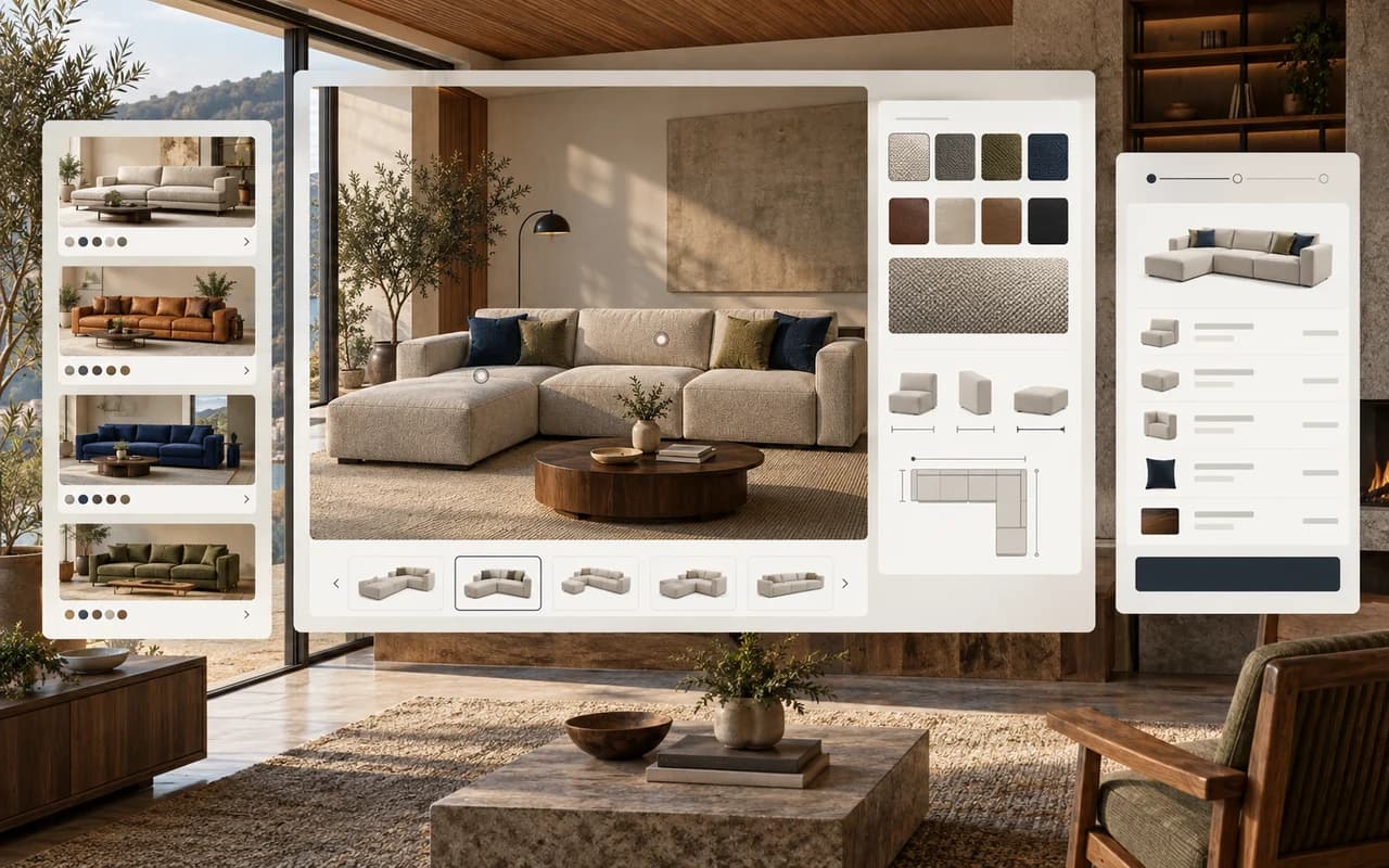 Generated concept visualization of the PakTurk furniture configurator